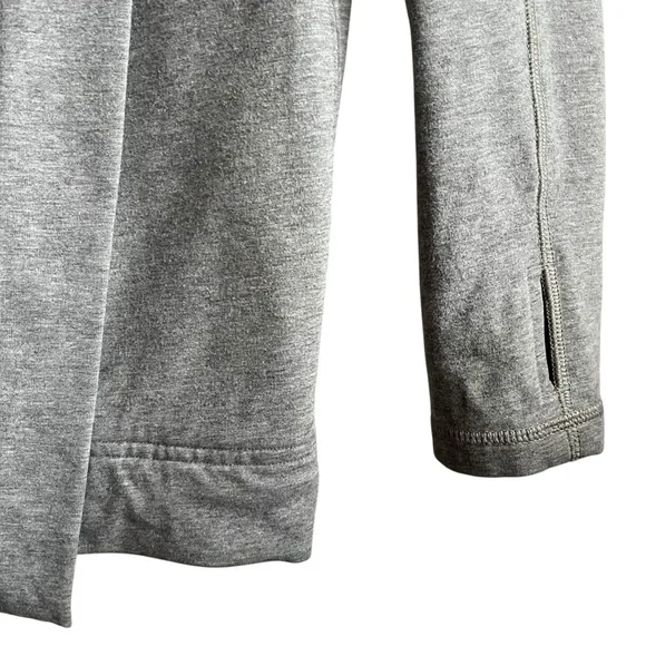 Lululemon Restore Wrap Heathered Medium Grey Size 6 Cozy French Terry - Picture 8 of 16